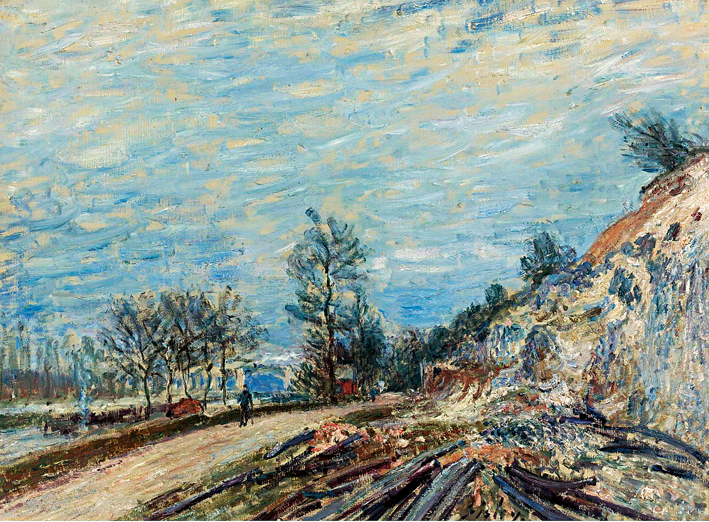 阿尔弗莱德·西斯莱 Alfred Sisley—— 莫莱的小路1882.jpeg